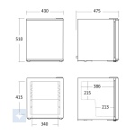 Scandomestic Coca-cola FiftyCube køleskab - Billede 3