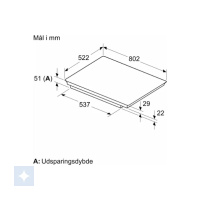 Bosch PXV831HC1E induktionskogeplade - Billede 4