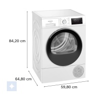 Siemens WT45HV0EDN kondenstørretumbler - Billede 2