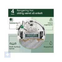 iRobot Roomba Combo 105 Robotstøvsuger Hvid - Billede 3