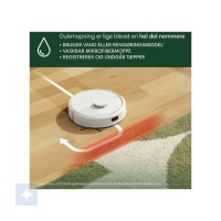 iRobot Roomba Combo 105+ Robotstøvsuger og Gulvvasker Hvid - Billede 7