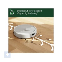 iRobot Roomba Combo 405 Plus Robotstøvsuger og gulvvasker Hvid - Billede 4