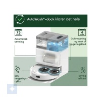 iRobot Roomba Combo 405 Plus Robotstøvsuger og gulvvasker Hvid - Billede 7