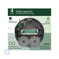 iRobot Roomba Combo 405 Plus Robotstøvsuger og gulvvasker Sort - Billede 4
