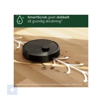 iRobot Roomba Combo 105+ Robotstøvsuger og gulvvasker Sort - Billede 3