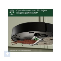 iRobot Roomba Combo 105+ Robotstøvsuger og gulvvasker Sort - Billede 4