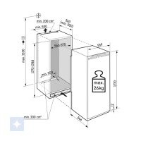 Liebherr SIFNe 5128 Plus NoFrost integrerbart fryseskab - Billede 4
