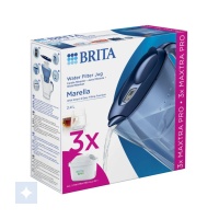 Brita Marella ME4W inkl. 3 MXPro Kande med vandfilter - Billede 3
