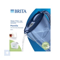 Brita Marella ME4W MXPro Kande med vandfilter blå - Billede 1