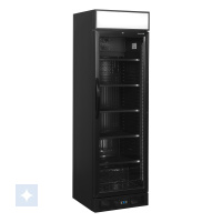 Tefcold CEV435CP BLACK, sort flaskekøleskab - Billede 1