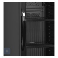 Tefcold CEV425 BLACK, sort flaskekøleskab - Billede 2