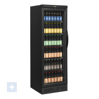 Tefcold CEV425 BLACK L/H, flaskekøleskab, venstrehængt dør - Billede 2