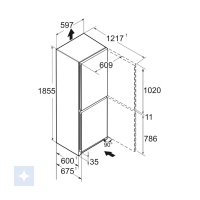 Liebherr CNd 5203 Køl/frys - Billede 6