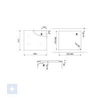 Smeg SIB2641D induktionskogeplade - Billede 7