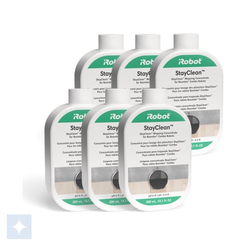 Pakketilbud med 6 stk StayClean™ rengøringsmiddel til Roomba® 405, 505 & 705 Combo-robotterne