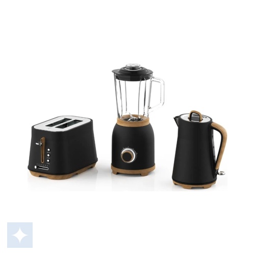 Witt Premium Element Morgenmadssæt Sort