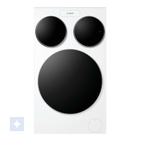 Candy MQD 410CBL9-S "Panda", 3 i 1 frontbetjente vaskemaskine UDSTILLINGSMODEL - Billede 3