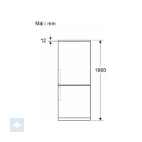 Siemens KG36NVIDG Køle/fryseskab - Billede 8